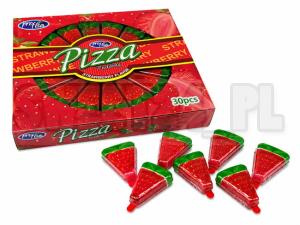 Żelki galaretka PIZZA STRAWBERRY op.30 szt.  