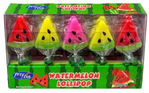 Lizaki  WATERMELON LOLLIPOP MIX 15g  op.30 szt. 