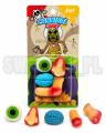 Kolorowe żelki Cannibal Gummy oko mózg nos palec stopa