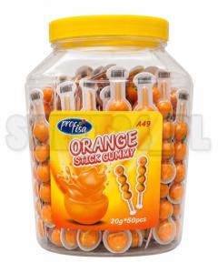 Żelki Orange Stick Gummy op.50szt. 