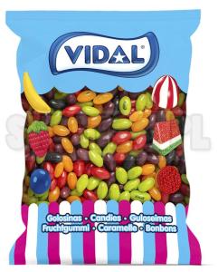 Żelki VIDAL SOUR JELLY BEANS KWAŚNE FASOLKI MIX op.1kg
