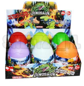 Zestaw DIY Dinozaury XXL do skręcania 60g 6 szt. 
