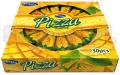 Galaretka w tubce o smaku mango, zamknięta w oryginalnym opakowaniu przypominającym kawałek pizzy. Jedna sztuka waży 50 g, a opakowanie zbiorcze zawiera 30 sztuk ułożonych w efektownym displayu.2825-zelki-galaretki-pizza-orange-display-30-szt.jpg