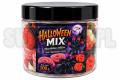 Halloween Mix 300 g – kolorowa mieszanka żelków Fini, Trolli i Vidal w kształcie pasków, kałamarnic i dyni. Idealne słodycze na Halloween, imprezy i candy bar.