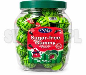 Żelki SUGAR FREE WATERMELON GUMMY 18g op.50 szt.