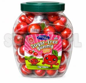 Żelki SUGAR FREE CHERRY GUMMY 18g op.50 szt.