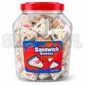 Sandwich Gummy – kolorowe żelki w trójkątnych pojemniczkach. 60 sztuk po 18 g, idealne do sprzedaży na sztuki i ekspozycji przy kasie.