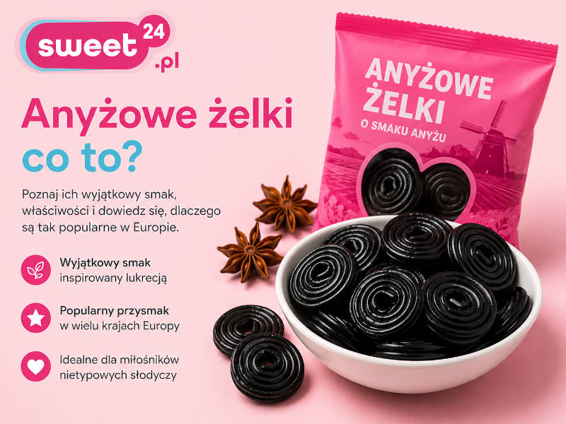 Anyżowe żelki – co to jest i jak smakują? | Sweet24.pl